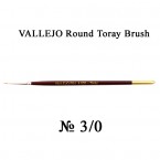 Vallego round Toray Brush 3/0